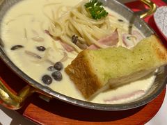 培根奶油意面-赤火牛排(金狮广场店)