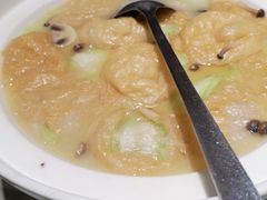 丝瓜鲜菌烧面筋-无名居(西直门总店)