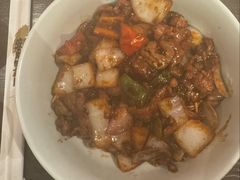 小炒牛肉鸡杂拌面.-王繁星面馆(西安熙地港店)