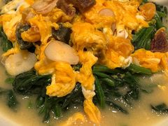 金银蛋蒜片浸菠菜-丽思卡尔顿酒店-天泰轩中餐厅(大沽北路店)
