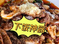 拌剔骨肉-温记府廟豆汤饭·始于1955年(海椒店)
