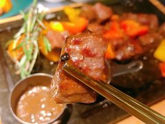 田园澳洲骰子牛肉-蜜桃花开·中西融合菜E&W(南长街店)