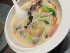 浓汤三鲜面疙瘩-羡餐厅·杭帮菜·淳菜(千岛湖自由洲际殿店)