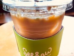 栀子花梨香拿铁-Seesaw Coffee(朝阳大悦城店)