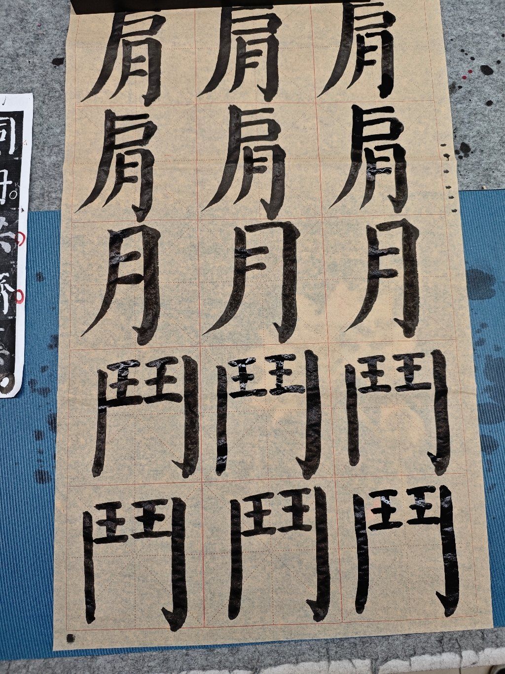 小学生书法练习（楷书）(小学生书法作品欣赏楷书古诗)