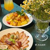 酥皮内嫩是我会喜欢的；沪爷炒饭颜值很高，饭有淡淡香味