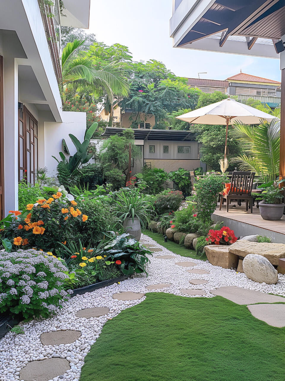 我的后院花园绝美风景