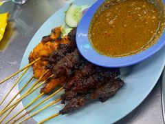 沙爹串-黄亚华小食店(Jalan Alor)