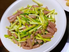 海肠炒蒜苗-72号海鲜私房菜