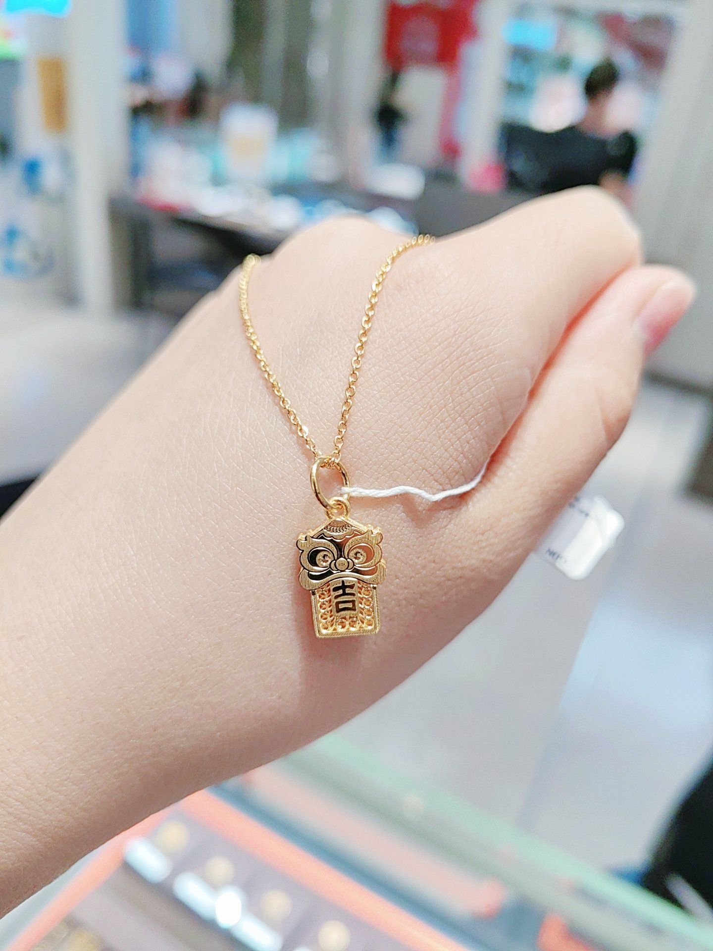 小狮子吊坠,萌化我心