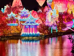 -欢乐海岸椰林沙滩-2025湾区超级灯会