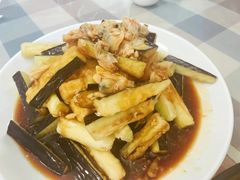 蛤蜊肉拌茄子-华春餐馆(鱼山路店)
