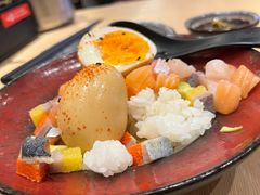 杂锦鱼生杯饭-万岁寿司(芳村店)