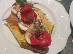 无花果火腿开放三明治-第101座花园餐厅(湖滨88店)