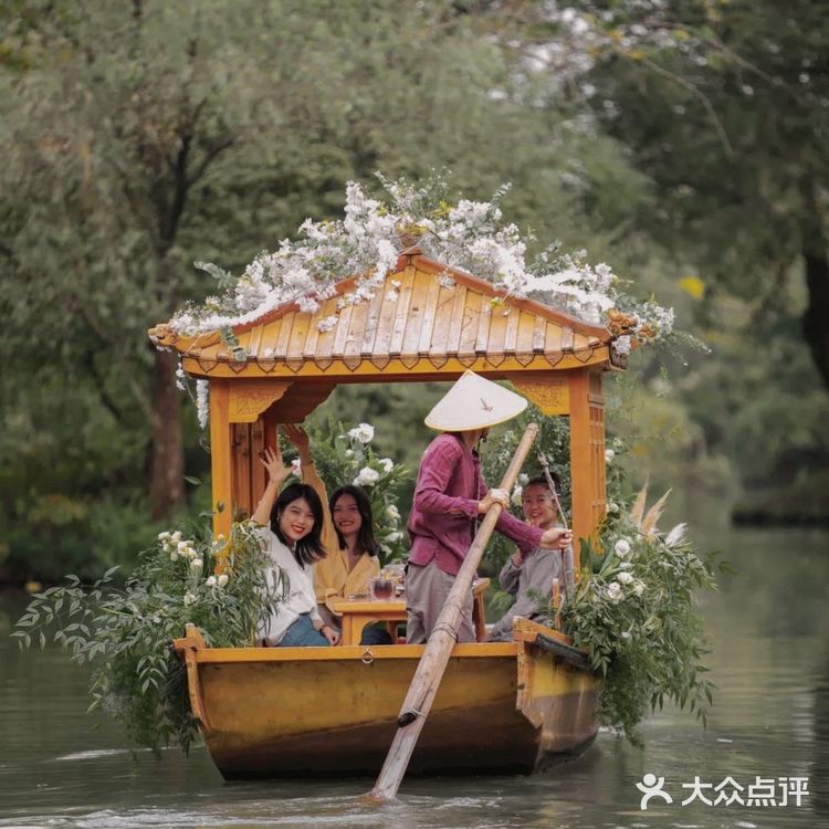杭城秋日小众仙境/乘船畅游湿地江南古村落