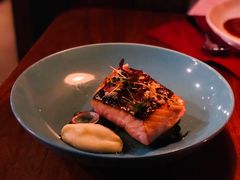 低温三文鱼炒蘑菇土豆泥-G+KITCHEN(龙湖狮山天街店)