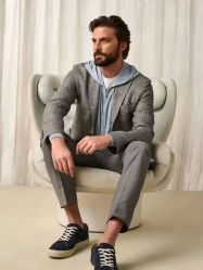 点击看大图 -怒马会 全麻衬西装高级定制