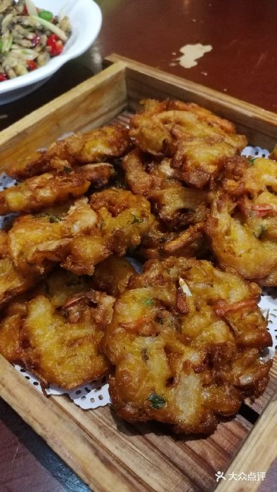老西门土菜馆(红梅店)-青果巷虾饼-菜-青果巷虾饼图片-常州美食-大众