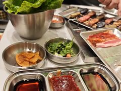 -山野的朋友露营炭火烤肉