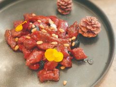 黑蒜松仁牛肉-106餐厅(山水文园店)