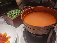 鸡汤现涮萝卜苗-湘颂·湘味家宴(侨鑫店)