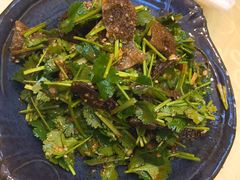 香菜拌毛肚-金陵夜猫子私房菜(茂业天地店)