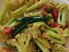 生炒有机菜花-月福京味斋·烤鸭店·北京菜(鼓楼总店)