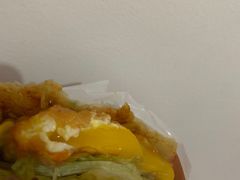 -小红车炸蛋葱油饼