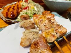 鸡肉串-百步拉面