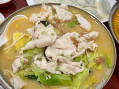 鸡肉片豆米鲜蔬锅-喜家德虾仁水饺(长泰广场店)