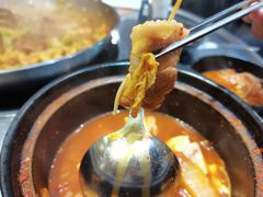 嫩豆腐泡菜汤-山·烤辣鸡韩国料理(西溪路店)
