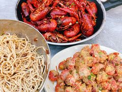 咸蛋黄焗虾球-一棠龙虾•王牌虾球(楚河汉街店)
