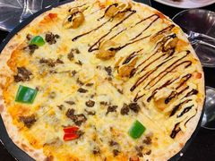 韩式烤牛肉披萨-机器人火炉披萨(爱琴海店)