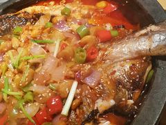 蒜香味烤鱼-鸣记脆皮烤鱼·海鲜烤鱼(三八广场店)