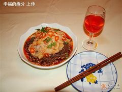 蕨根粉拌鹅肠-国人川菜(李家村建东街店)
