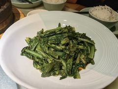 炒油麦菜-绿茶餐厅(西单老佛爷店)