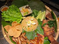 炭烧猪颈肉套餐-泰傳奇