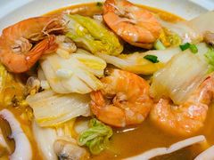 虾汁白菜-小船渔村•大连菜•大连焖鱼(黄河路店)