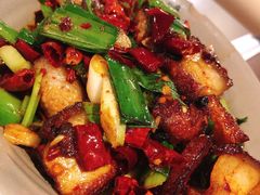 蒜苗回锅肉-潇湘阁(昆泰国际大厦店)
