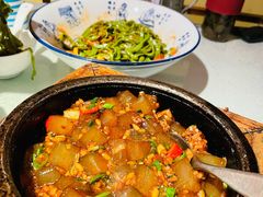 石锅凉粉炒米-汉唐宴长安食府