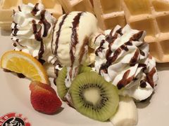 水果冰淇淋松饼-maan coffee漫咖啡(通州店)