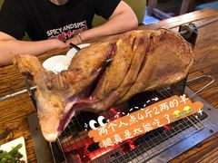 烤羊腿-柿子树炭烤羊腿(金台路店)