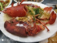 清蒸大龙虾-覃记海鲜美食餐厅