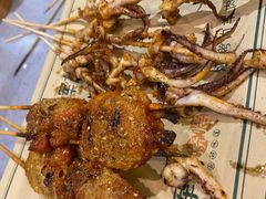 烤鱿鱼须-李军力烧烤(电厂路农业路店)