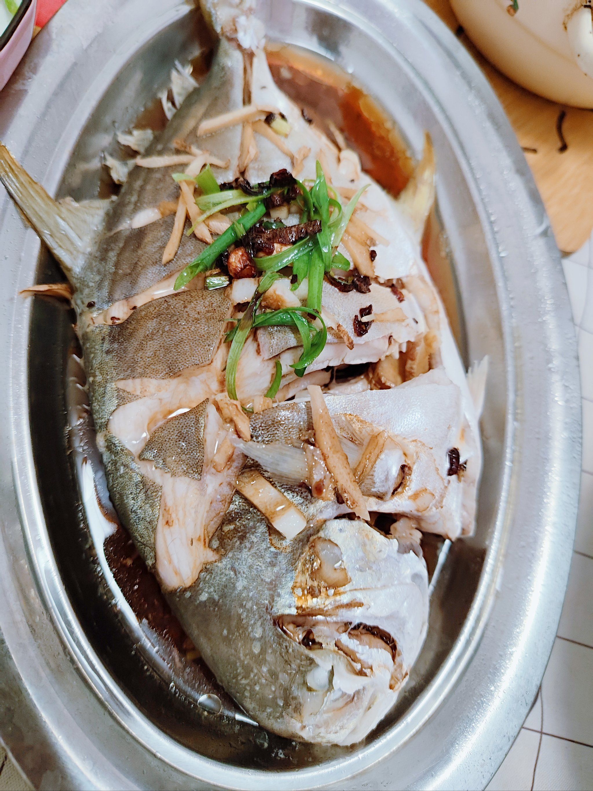 95家庭版清蒸金鲳鱼 | 美味又实惠95