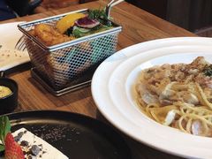 奶油蘑菇鸡肉配宽面-安妮意大利餐厅(世贸天阶店)