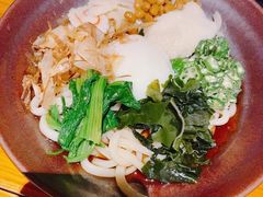 秋葵山药纳豆拌乌冬面-田野日本料理(仙霞路店)