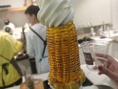 烤玉米冰tea凌-茶是一枝花泡茶店
