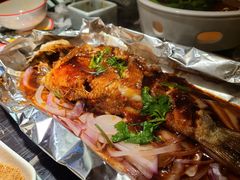 酱烤活鲈鱼-新白鹿餐厅(虹桥南丰城店)