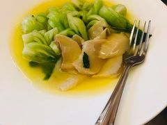 菜心灵芝菇-北京饭店谭家菜
